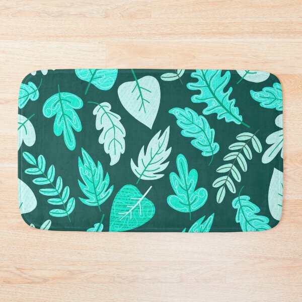 Item preview, Textured Autumn Canopy – Cozy Fall Foliage Pattern | Teal designed and sold by Frohyou.