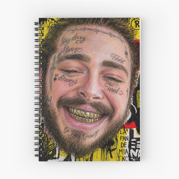 Item preview, Post Malone – Tattooed Posty Neo Pop Portrait designed and sold by Boreal Apparel.