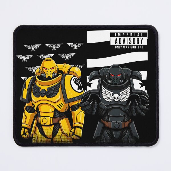 Item preview, Imperial Advisory – Only War Content | Imperial Fists & Black Templars designed and sold by BravenBold.