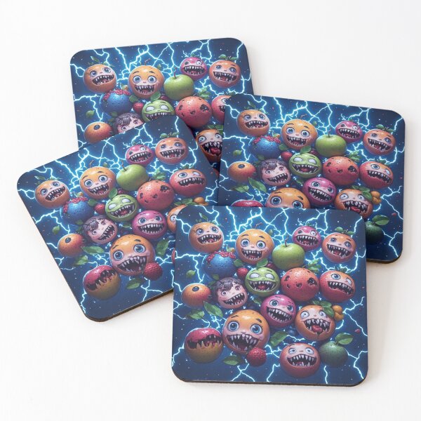 Item preview, Electric Fruit Monsters Storm designed and sold by HappyPrintCo.