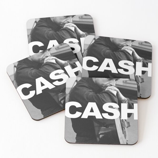 Item preview, Cash Vintage Black White Coutry Music Retro Guitar designed and sold by geradspacy.