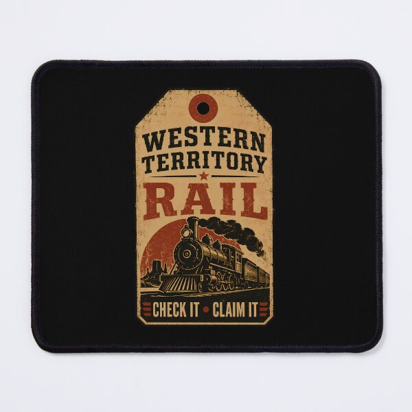 Item preview, Western Territory Rail Baggage Tag designed and sold by agearb.