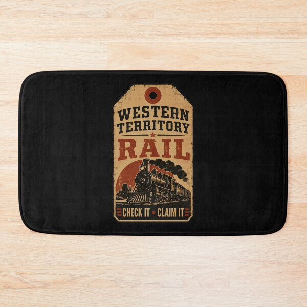 Item preview, Western Territory Rail Baggage Tag designed and sold by agearb.