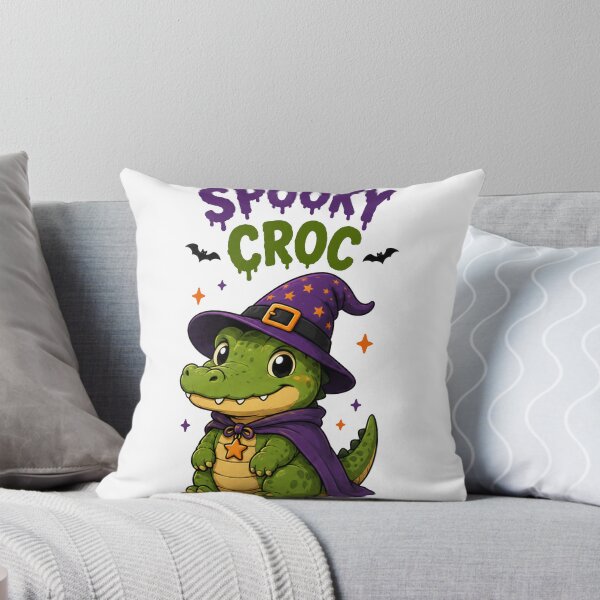 Item preview, Spooky Croc – Cute Halloween Crocodile Witch Costume designed and sold by bkeer abobkr.