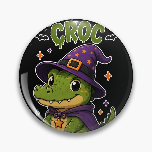 Item preview, Spooky Croc – Cute Halloween Crocodile Witch Costume designed and sold by bkeer abobkr.