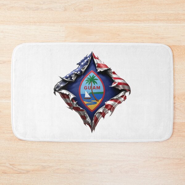 Item preview, Guåhan Liberty Revealed: Island Heart Beneath the Stars and Stripes designed and sold by BlissBlvdShop.