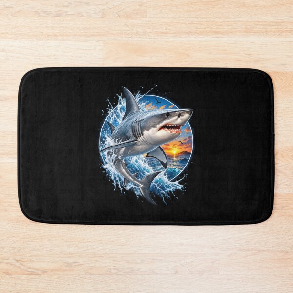 Item preview, Great White Shark Sunset – Apex Ocean Predator designed and sold by RockitBaby.