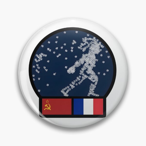 Item preview, Soviet-French Soyuz T-6 Aragatz Space Mission Patch designed and sold by CharlieDesings.