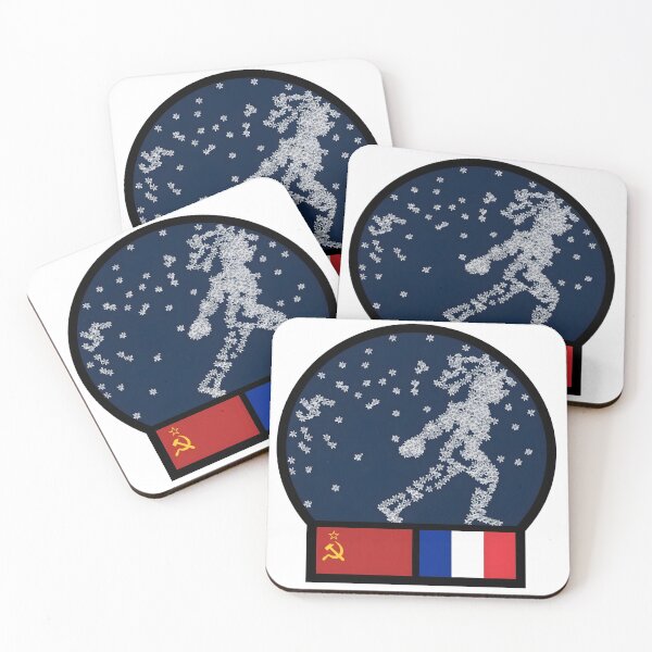 Item preview, Soviet-French Soyuz T-6 Aragatz Space Mission Patch designed and sold by CharlieDesings.