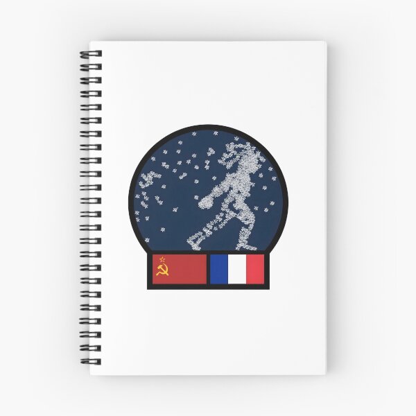 Item preview, Soviet-French Soyuz T-6 Aragatz Space Mission Patch designed and sold by CharlieDesings.