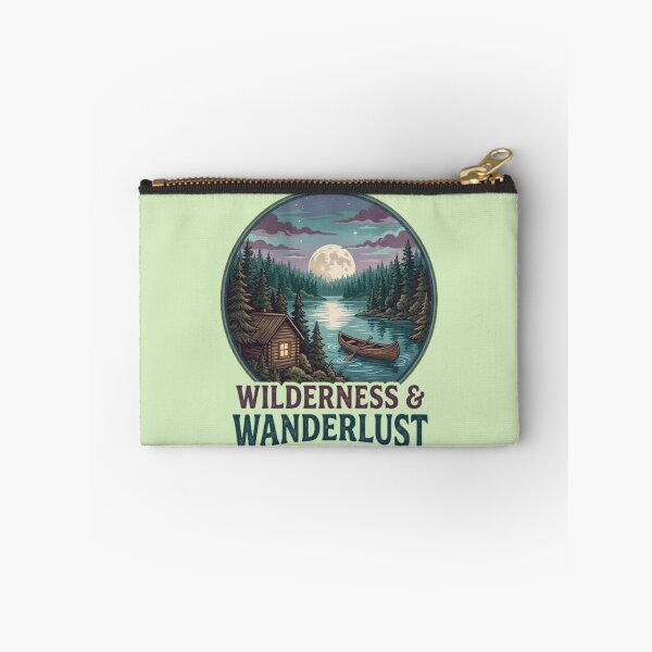 Item preview, Wilderness & Wanderlust – Cabin Lake Moon Artwork designed and sold by Dogandesighn.