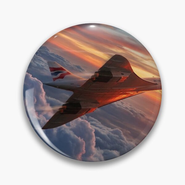 Item preview, Concorde Silhouette Against Blazing Sunset designed and sold by Airpower Art.