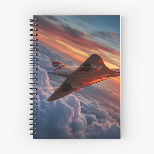 Item preview, Concorde Silhouette Against Blazing Sunset designed and sold by Airpower Art.