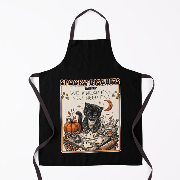 Item preview, Spooky Biscuits Bakery Black Cat Halloween Baking designed and sold by SON SON.