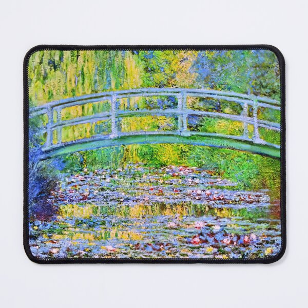 Item preview, The Japanese Footbridge and Water Lilies designed and sold by ImgPrint.