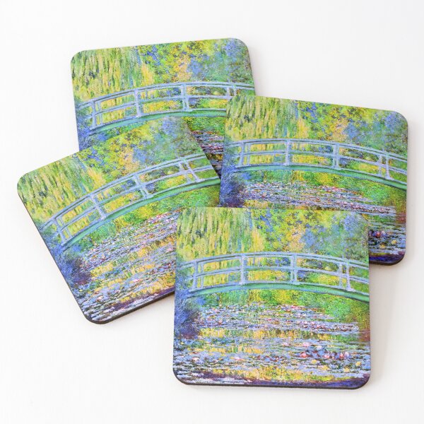 Item preview, The Japanese Footbridge and Water Lilies designed and sold by ImgPrint.