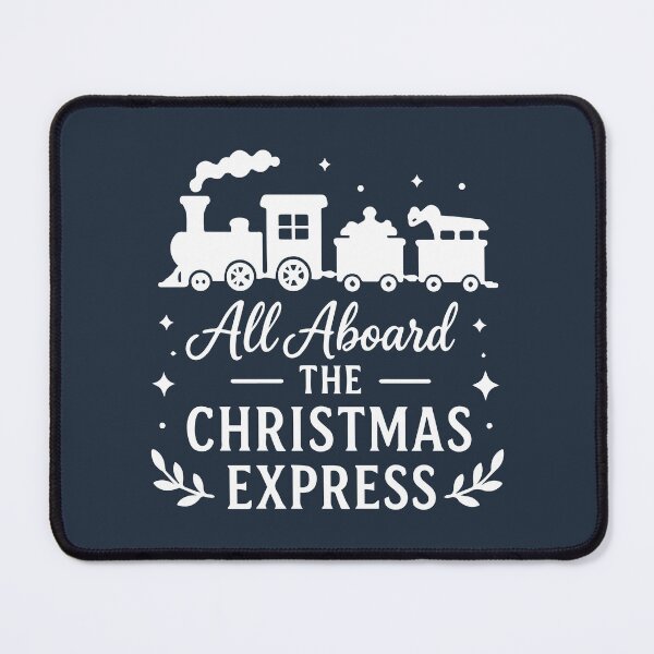 Item preview, All Aboard The Christmas Express – Festive Holiday Art designed and sold by Tklezardesigns.