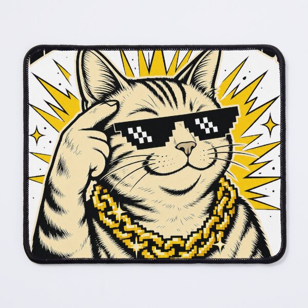 Item preview, Smug Cat Roll Safe Meme Streetwear Comic T-Shirt Design designed and sold by KIDEnia.