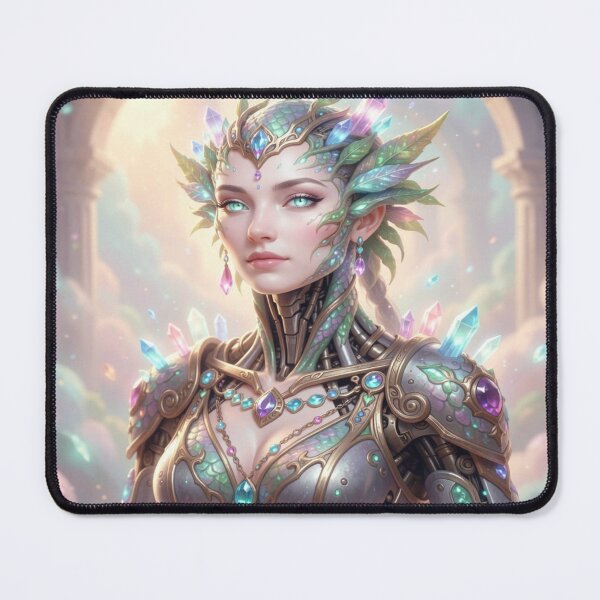 Item preview, Mystic Fantasy Crystal Being in Surreal Nature Armor designed and sold by FotoworldEdel.