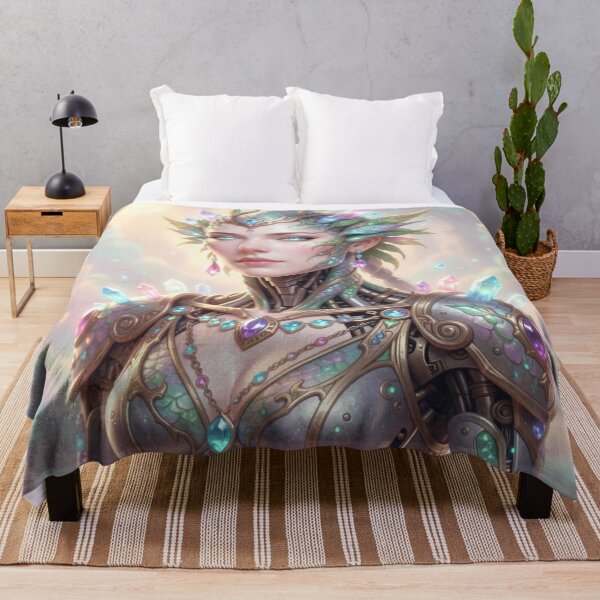 Item preview, Mystic Fantasy Crystal Being in Surreal Nature Armor designed and sold by FotoworldEdel.