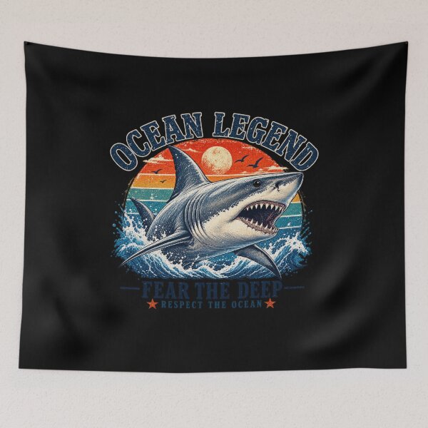 Item preview, Ocean Legend Shark – Fear the Deep designed and sold by RockitBaby.