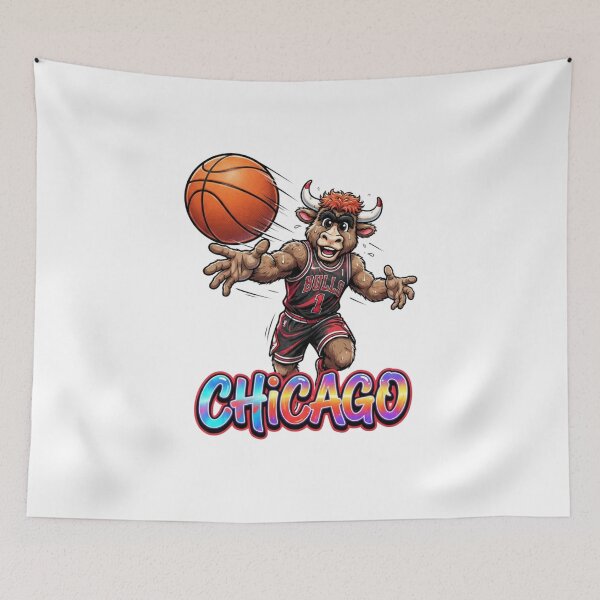 Item preview, Chicago Basketball Bull Mascot Streetwear Graphic designed and sold by BlasiseDS.
