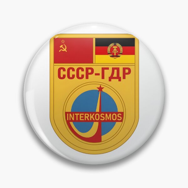 Item preview, Soviet-East German Interkosmos Soyuz 31 Space Mission Patch designed and sold by CharlieDesings.