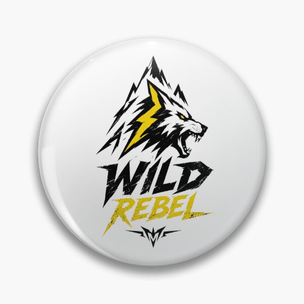 Item preview, Wild Rebel Wolf – Lightning Gym Workout T-Shirt Design designed and sold by ihebaouadi.