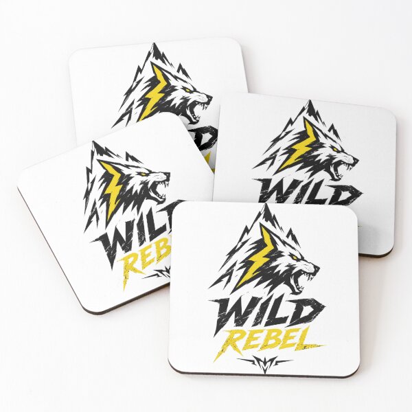 Item preview, Wild Rebel Wolf – Lightning Gym Workout T-Shirt Design designed and sold by ihebaouadi.