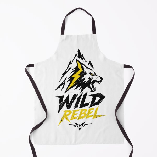 Item preview, Wild Rebel Wolf – Lightning Gym Workout T-Shirt Design designed and sold by ihebaouadi.