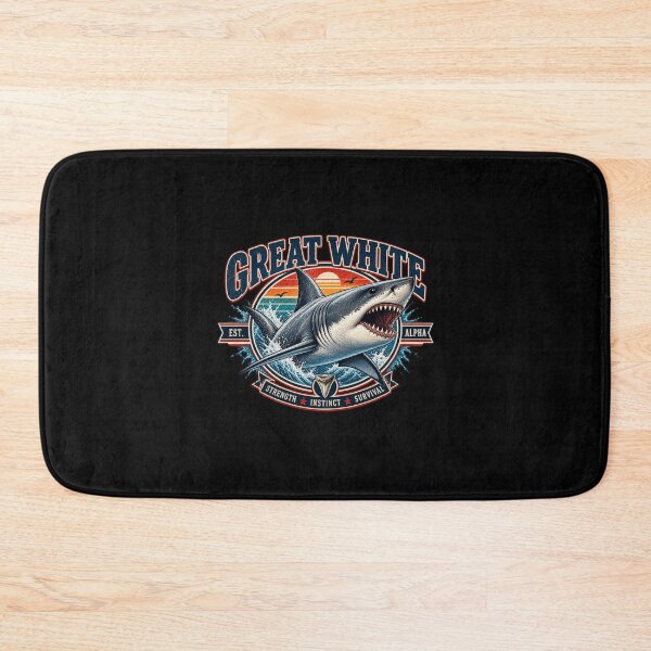 Item preview, Great White-Strength, Instict, Survival designed and sold by RockitBaby.