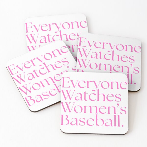 Item preview, Everyone Watches Women's Baseball - Pink designed and sold by SportyFemmeShop.