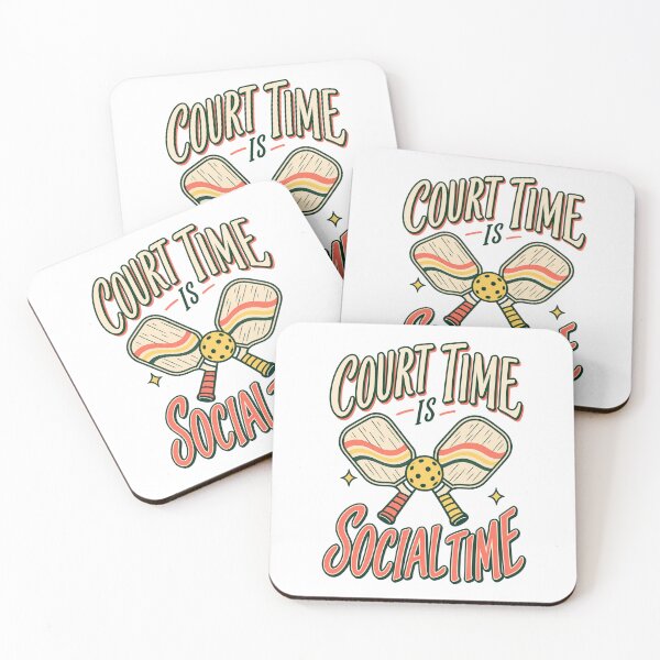 Item preview, Time Is Social Time – Pickleball Club designed and sold by Doodle Souq.