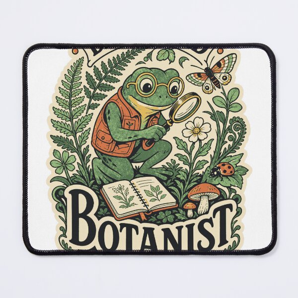Item preview, Backyard Botanist Society – Vintage Frog Cottagecore Nature Club designed and sold by Tamarout.