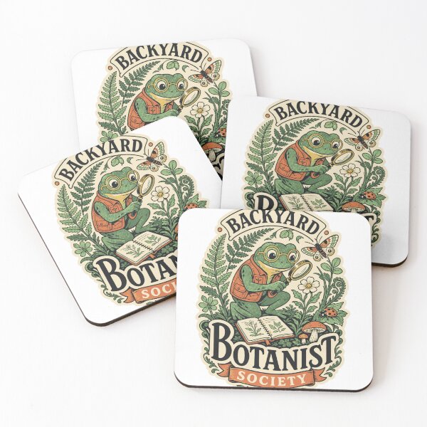 Item preview, Backyard Botanist Society – Vintage Frog Cottagecore Nature Club designed and sold by Tamarout.