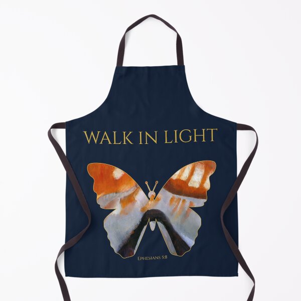 Item preview, Walk in Light Ephesians 5:8 Christian Butterfly – One Body Bible Verse Art designed and sold by KittenAndCo.