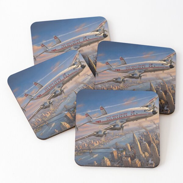 Item preview, TWA Constellation Over New York City designed and sold by Airpower Art.