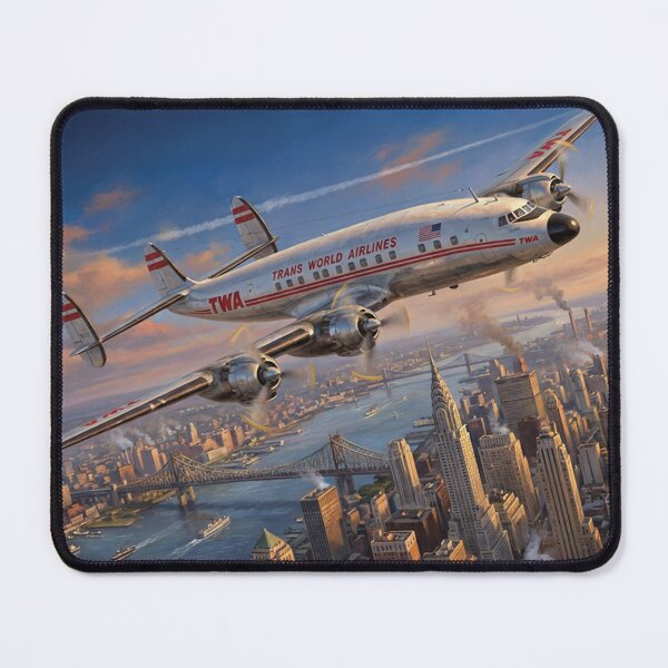 Item preview, TWA Constellation Over New York City designed and sold by Airpower Art.