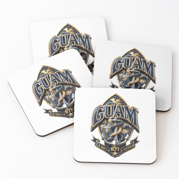 Item preview, Guåhan Anchorbound Legacy: 671 Navy Veteran Crest of Island Honor designed and sold by BlissBlvdShop.