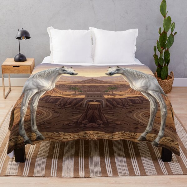 Item preview, An Abbayan horse and a Yemeni landscape designed and sold by Cheval-de-coeur.