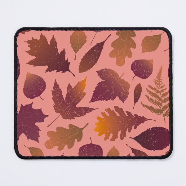 Item preview, Pressed Autumn Leaves – Cozy Botanical Woodland Pattern | Red designed and sold by Frohyou.