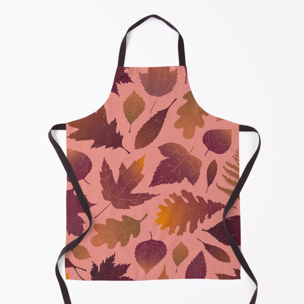 Item preview, Pressed Autumn Leaves – Cozy Botanical Woodland Pattern | Red designed and sold by Frohyou.
