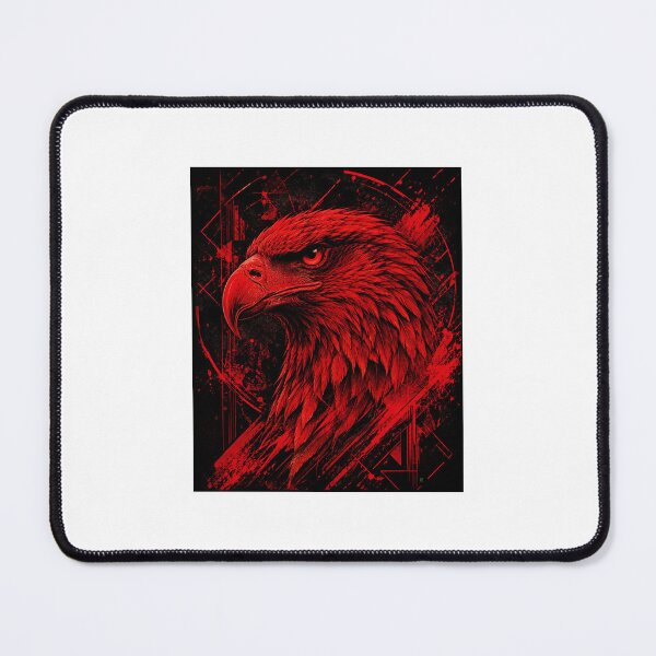 Item preview, Red Eagle – Fierce Crimson Eagle Streetwear Art designed and sold by Bathu Designs.
