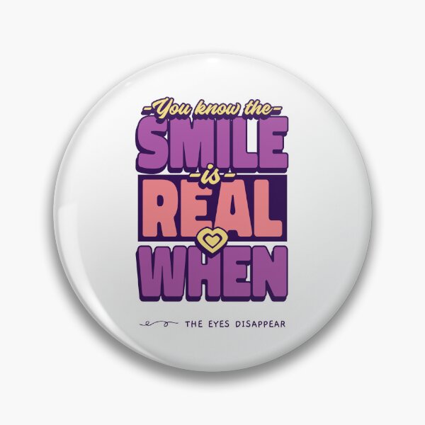 Item preview, You Know The Smile Is Real When The Eyes Disappear - Retro Art designed and sold by chatzous.