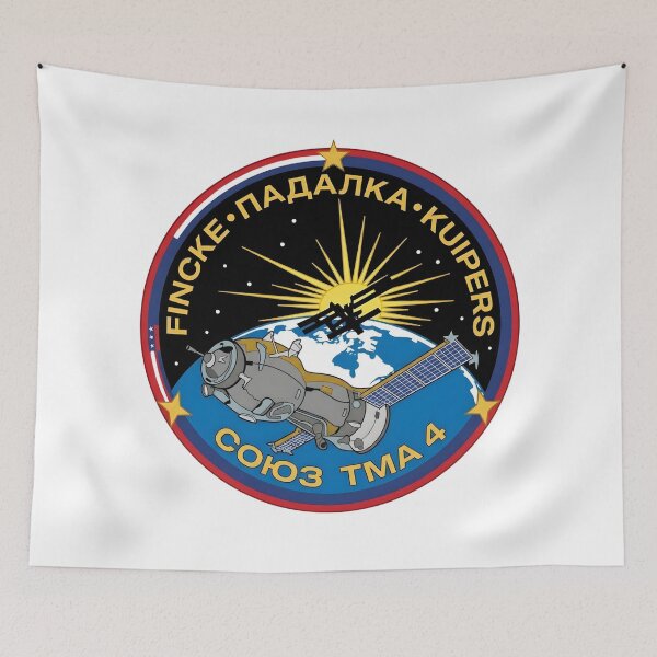 Item preview, Soyuz TMA-4 ISS Expedition 9 Space Mission Patch designed and sold by CharlieDesings.