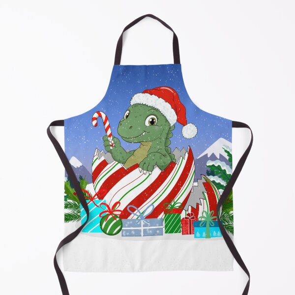 Item preview, Merry Christmas Baby Dinosaur in The Mountains designed and sold by daphsam.