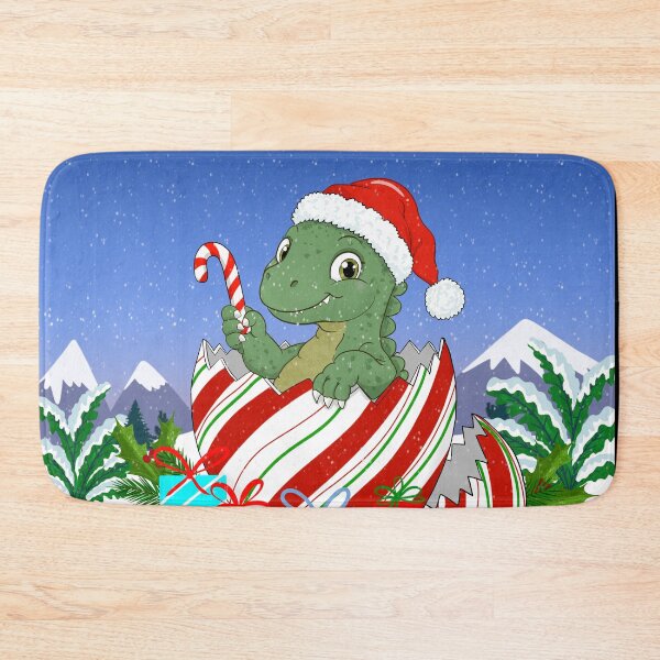 Item preview,  Merry Christmas Baby Dinosaur in The Mountains designed and sold by daphsam.