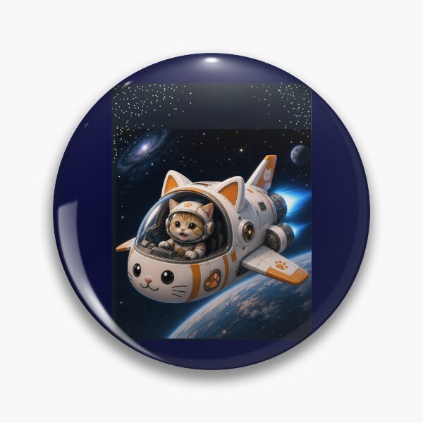 Item preview, CosmoPaws: The Starship Cat designed and sold by Brewgoodness.
