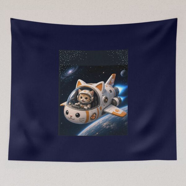 Item preview, CosmoPaws: The Starship Cat designed and sold by Brewgoodness.