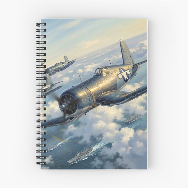 Item preview, F4U Corsairs Flying Over Pacific Fleet designed and sold by Airpower Art.